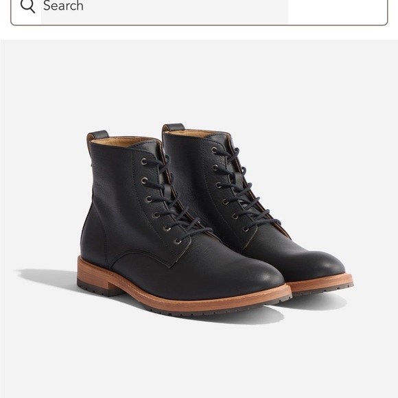 Nisolo Black Leather Men's Boots